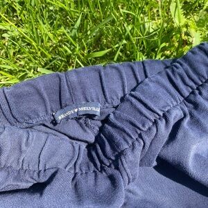 Navy Brandy Melville Wide Leg Pants